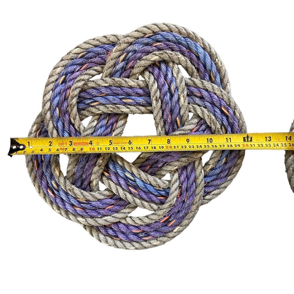 Lobster Rope Trivet 12” - Picture 2 of 5